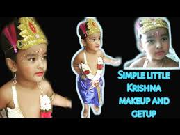 simple krishna makeup for baby