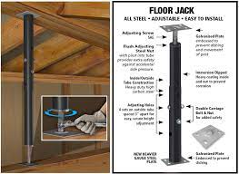 Temporary Floor Jack Support