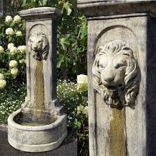 Upright Lion Fountain