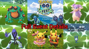 POKÉMON GO FEST 2021 All Info - Full Of New Shinies & Raid Passes |  Everything You Need To Know - YouTube