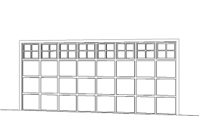 16 overhead garage door stockton design