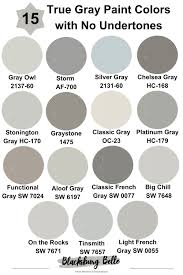 true gray paint colors with no undertones