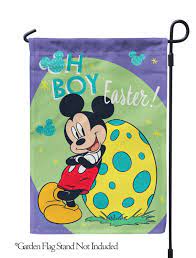 Easter Mickey Mouse Garden Flag