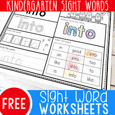 Practice sheet she or he kindergarten | #printables #exercises #practice #kids #reading #kindergarten. Free Printable Kindergarten Sight Words Worksheets