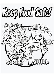 food safety coloring pages free