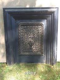 antique cast iron fireplace surround