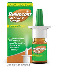Triamcinolone nasal spray (nasacort allergy 24hr) is a newly released otc product for patients 2 years and older. Rhinocort Allergy Spray Rhinocort