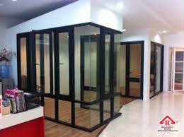aluminium glass partition reliance home