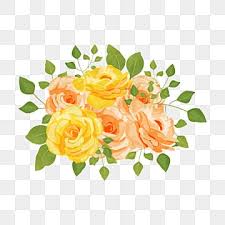 yellow watercolor flowers png