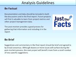 Project Post Mortem Template Ppt Analysis Powerpoint Ecosolidario Co