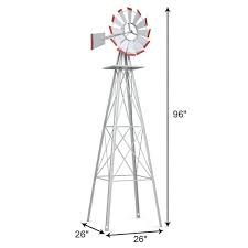 Tall Windmill Ornamental Wind Wheel