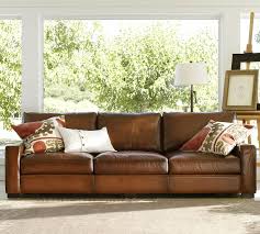 Turner Square Arm Leather Sofa