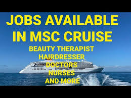 jobs in msc cruise ship and apply