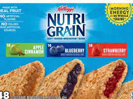 nutri grain cereal bars nutrition facts