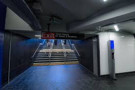 mta s new stairs in times square subway