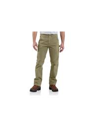 washed twill relaxed fit work pant