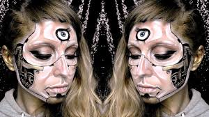 cyborg halloween makeup tutorial you