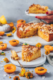 apricot cake with coconut easy vegan