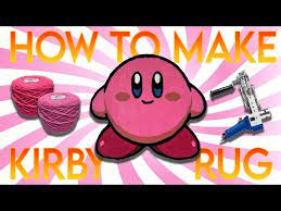 how to make a kirby rug lets make a