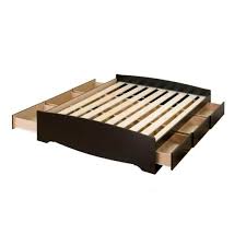 Prepac Sonoma Full Wood Storage Bed Bbd