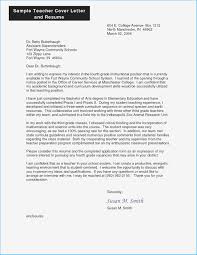 Elementary School Teacher Cover Letters Letter Template