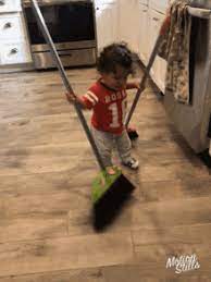 sweep the floor sweep the leg gif