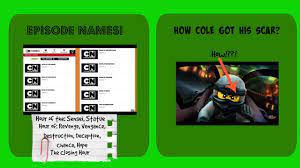 Season 7 Episode Names & How Cole Gets the Green Scar? - Ninjago Fall 2016  - YouTube
