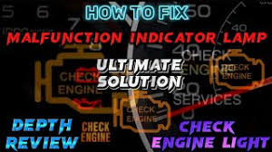 how to fix malfunction indicator l
