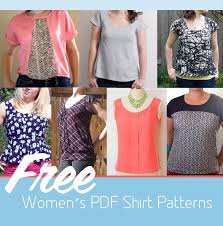 With this huge list of free sewing patterns pdf available for download, you'll be all set and ready to sew! Free Sewing Patterns 9 Free Women S Shirt Patterns Sewing Clothes Women Sewing Patterns Free Women Shirt Pattern