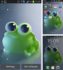 apple frog live wallpaper for android