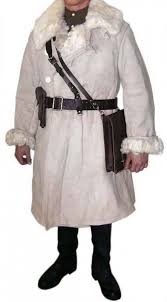 Sheepskin Fur Military Surplus Long Coat