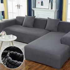 Elasticated Plush Sofa Covers For