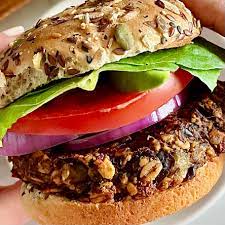 roasted no beans plant based burgers
