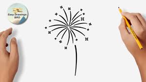 drawing fireworks tutorial how to