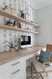 Floating Shelves Above Desk Design Ideas