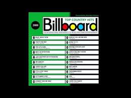 Billboard Top Country Hits 2000
