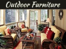 outdoor furniture used indoors