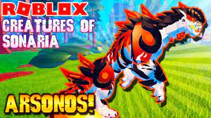 Roblox Creatures Of Sonaria - HOW TO GET ARSONOS! New Creature! - YouTube