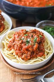 homemade spaghetti sauce spend with