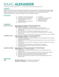 Resume Sample for HR Manager 