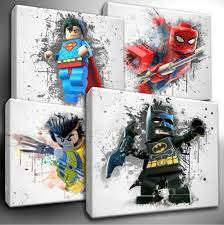 Lego Marvel Dc Characters Paint