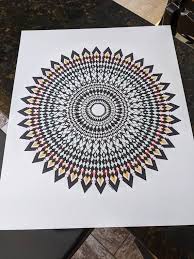 Original Mandala Drawing Mandala Art