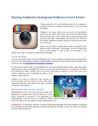Is it safe & legit or a scam? Buying Authentic Instagram Followers Gets Easier
