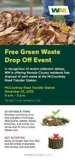 free green waste drop off event today