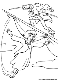366 x 462 file type: Peter Pan 2 Coloring Picture