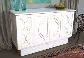 brussels queen cabinet bed white 543