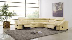 8021 reclining sectional sofa in light