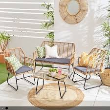 Neo Garden Furniture Wicker Bamboo