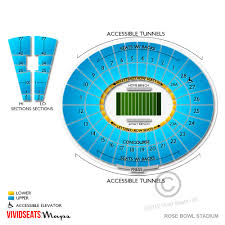 Stadium Seating Guide For Rose Bowl Concerts Vivid Seats