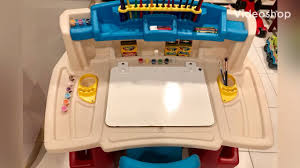 Just watch what they'll create with this art studio set. Step 2 Deluxe Art Master Desk Kids Art Table With Storage And Chair Youtube